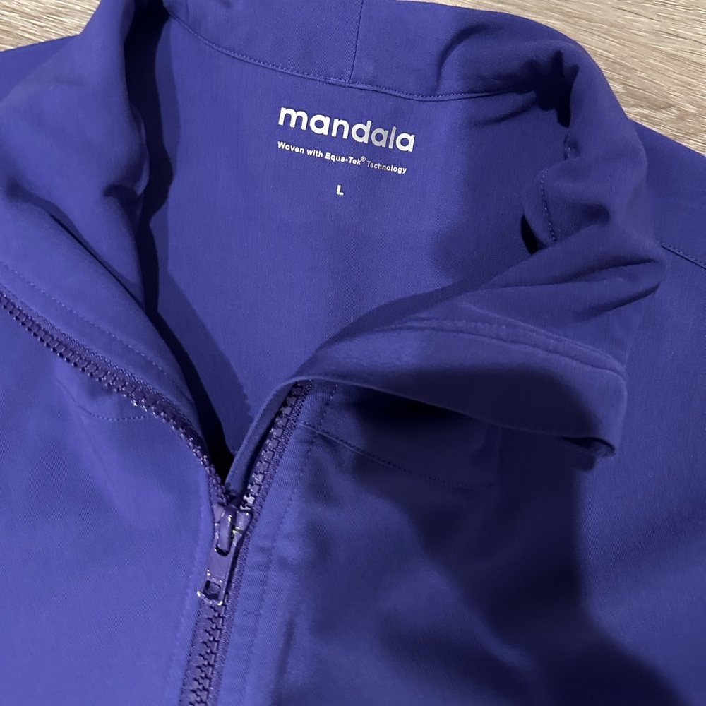 Women's Mandala Scrub Jacket, large - Picture 3 of 3